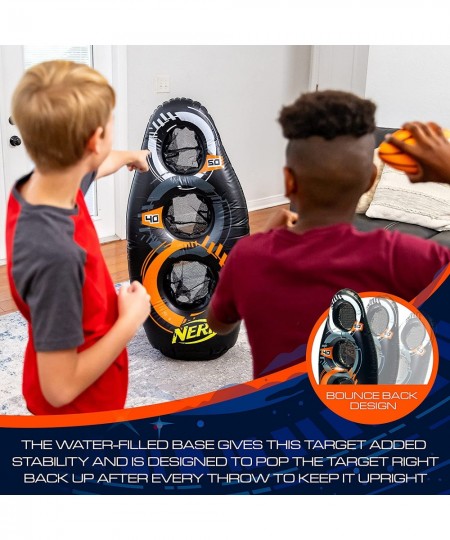 Inflatable Target Set - Proshot Kids Football + Blaster Target Game Set- Standing Pop Up Target - 50 $81.62 - Toy Sports Prod...