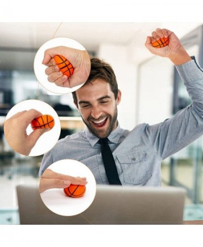 2 inch Basketball Stress Balls 40 PCS Mini Basketballs Soft Foam Squishy Small Squeeze Ball Toys Anxiety Stress Relief for Ba...