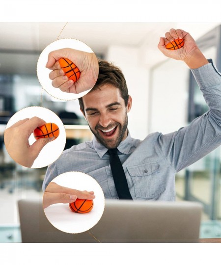 2 inch Basketball Stress Balls 40 PCS Mini Basketballs Soft Foam Squishy Small Squeeze Ball Toys Anxiety Stress Relief for Ba...