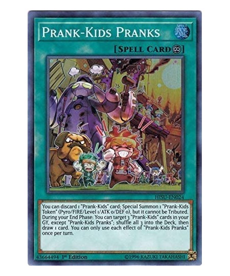 Singles - Prank-Kids Pranks - HISU-EN024 - Super Rare - 1st Edition - Hidden Summoners $11.65 - Gags & Practical Joke Toys