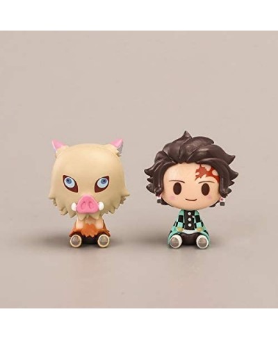 4-Pcs Demon Killer: Kimetsu No Yaiba Action Anime PVC Movable Doll Toy Collection Party Supplier $21.89 - Action Figures