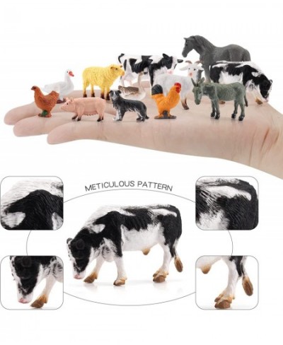 Farm Animal Model Playsets 12 PCS Mini Poultry Chicken Duck Geese Action Figure Toys for Boys Girls Kids $28.85 - Play Figure...