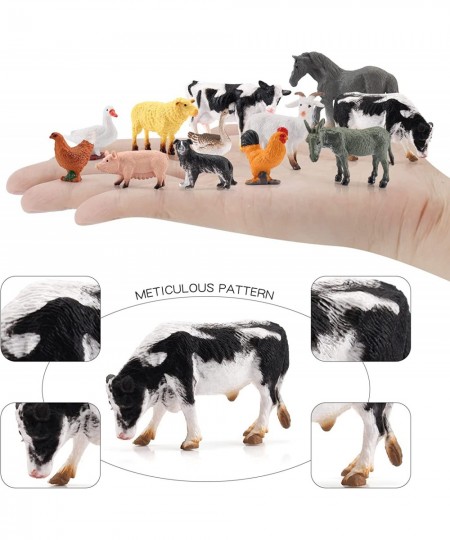 Farm Animal Model Playsets 12 PCS Mini Poultry Chicken Duck Geese Action Figure Toys for Boys Girls Kids $28.85 - Play Figure...