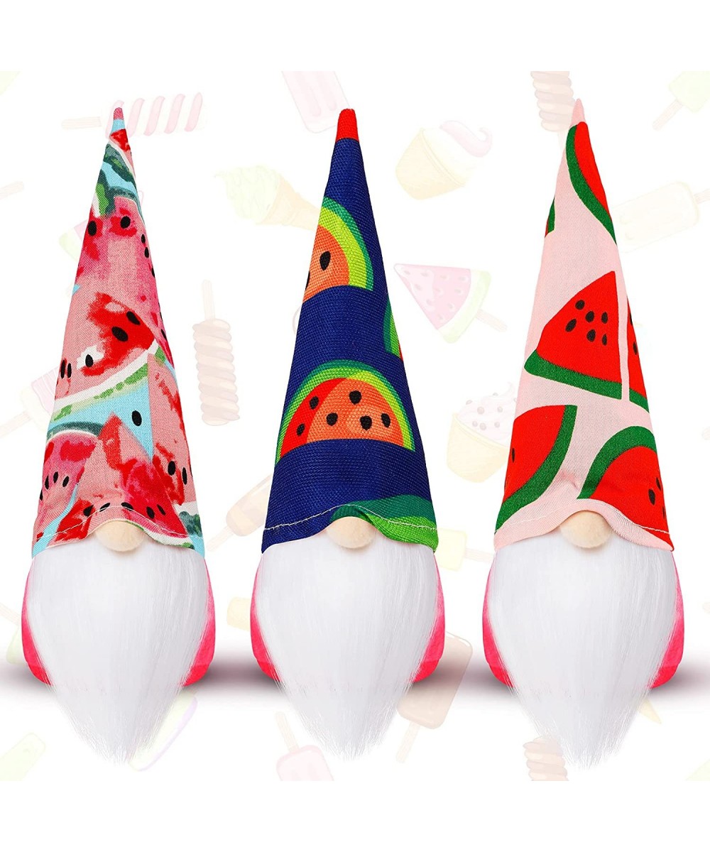 3 Pieces Summer Plush Gnome Doll Decorations for Hawaiian Party Decoration Birthday Bedroom Wall Decor Table Centerpieces (Wa...