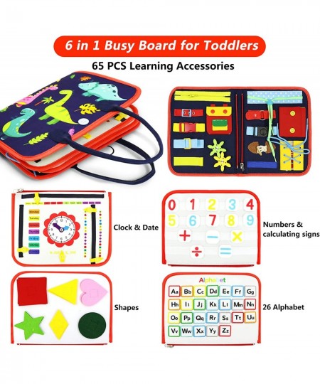 Busy Board for Toddlers Montessori Toys Sensory Activity Board for Fine Motor Skills Autism Preschool Activities Board Airpla...