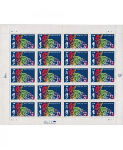 Year of the Ram: Lunar New Year Full Sheet of 20 x 37-Cent Postage Stamps USA 2003 Scott 3747 $20.80 - Collectibles Display &...