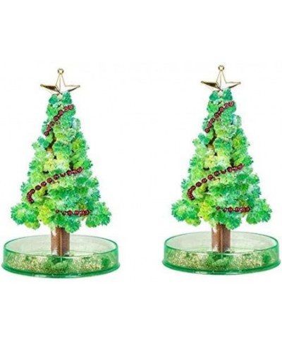 2Pcs Magic Growing Crystal Christmas Tree Growing Christmas Tree for Kids DIY Crystal Grow Christmas Tree Xmas Birthday Gift ...