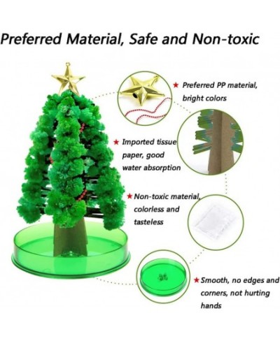 2Pcs Magic Growing Crystal Christmas Tree Growing Christmas Tree for Kids DIY Crystal Grow Christmas Tree Xmas Birthday Gift ...