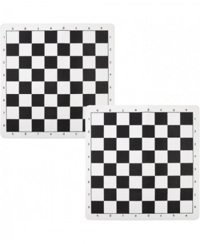 Board Game Table Mat 2pcs Roll Up Chess Board Portable Classic International Chess Board Mat Tournament Chess Sheet for Home ...