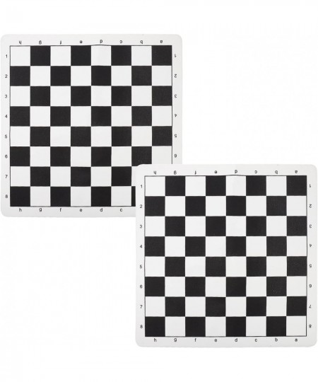 Board Game Table Mat 2pcs Roll Up Chess Board Portable Classic International Chess Board Mat Tournament Chess Sheet for Home ...