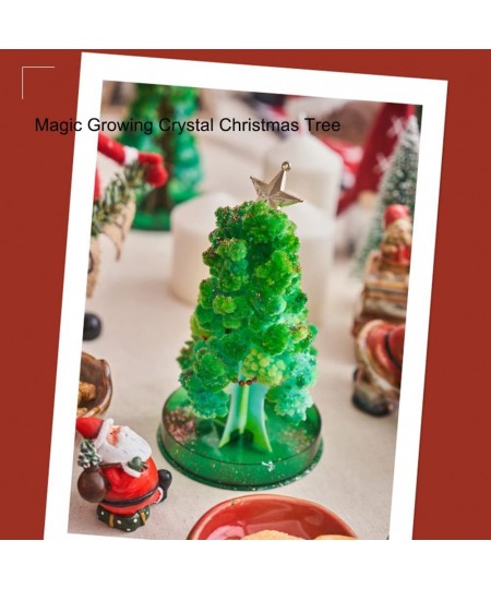 2Pcs Magic Growing Crystal Christmas Tree Growing Christmas Tree for Kids DIY Crystal Grow Christmas Tree Xmas Birthday Gift ...