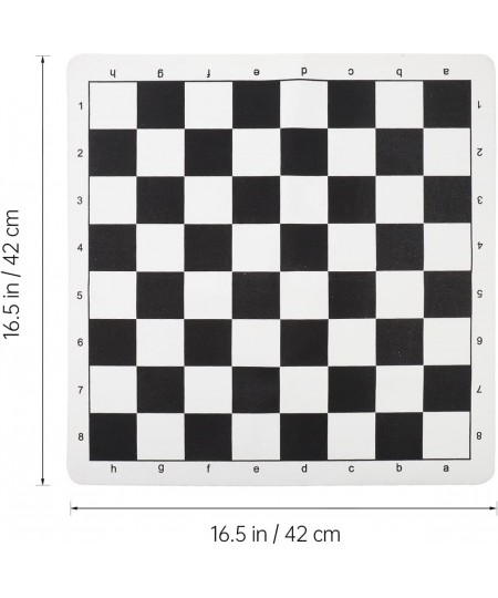 Board Game Table Mat 2pcs Roll Up Chess Board Portable Classic International Chess Board Mat Tournament Chess Sheet for Home ...