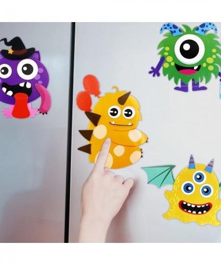 Halloween Crafts for Kids Foam Magnet Monster Sticker for Refrigerator 12 Pack $25.50 - Kids' Drawing & Writing Boards