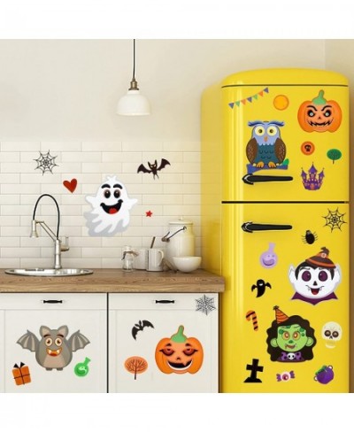 32 Sheets Halloween Make-a-face Stickers for Kids Gifts DIY Halloween Crafts Goodie Bag Fillers Halloween Party Favors Pumpki...