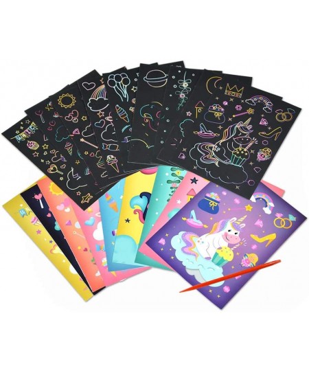 Animal Magic Scratch Art for Kids 9 Sheets Double Sided Cute Animal Theme Scratch Paper Cards Scratch Art Crafts & Scratch St...