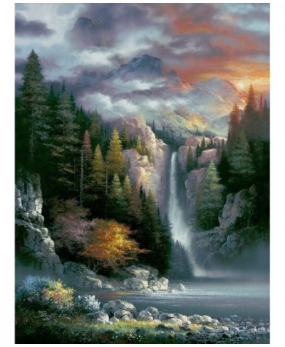 Misty Falls 1000 pc Jigsaw Puzzle $31.81 - Jigsaw Puzzles