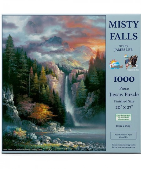 Misty Falls 1000 pc Jigsaw Puzzle $31.81 - Jigsaw Puzzles