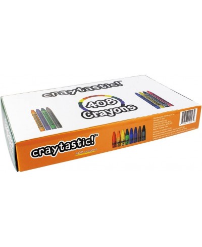 408-Count Premium Crayon Class Pack Best-Buy Assortment (8 Colors Full Size 3.5 Inch) for Schools Classrooms Camps Offices Cr...