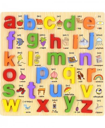 Wooden Alphabet Puzzles for Toddlers 2-6 Years Old Montessori Pre School-Educational Learning Toys for Boys and Girls (Upperc...