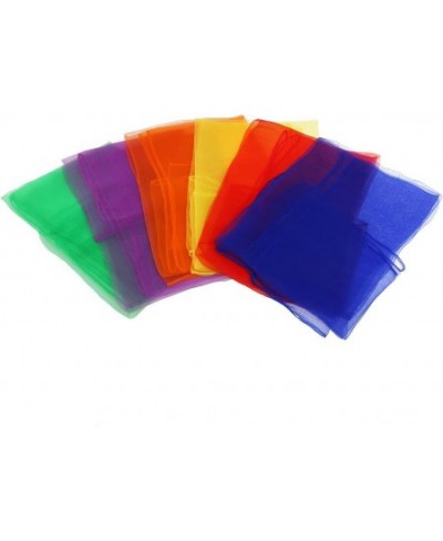 Hemmed Square Juggling Dance Gauze Scarves - 6 Colors $16.19 - Juggling Sets