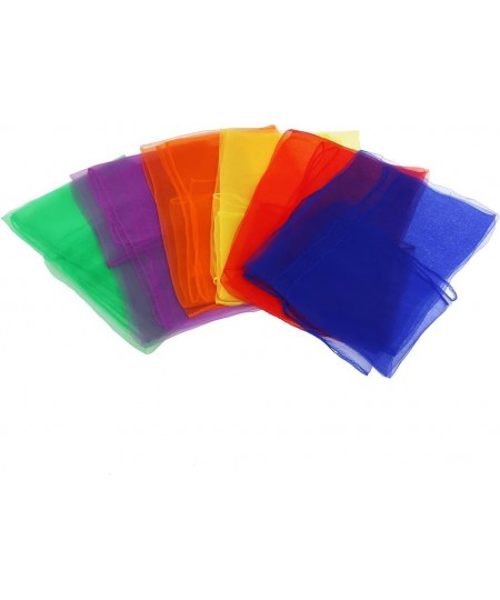 Hemmed Square Juggling Dance Gauze Scarves - 6 Colors $16.19 - Juggling Sets