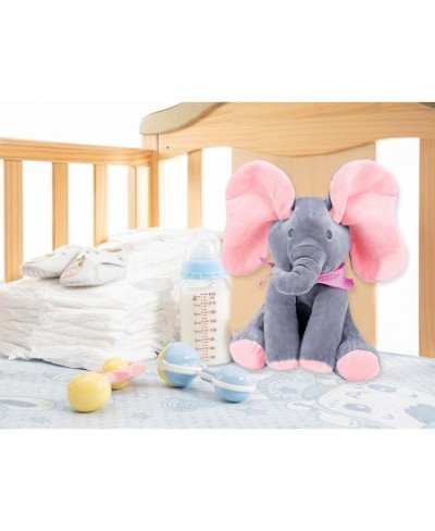 Animated Elephant Toys Plush Singing Elephant with Ears Moving Electric Plush Toy Adorable Elephant Stuffed Animal Toy for Ba...