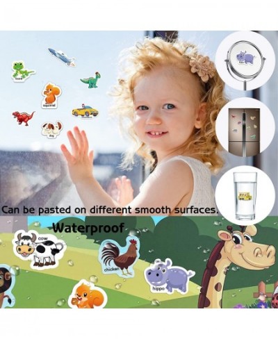 3 Sets Reusable Sticker Books for Kids Toddlers Age 2 3 4 5 Window Clings Educational Stickers Toy for Christmas Birthday Gif...