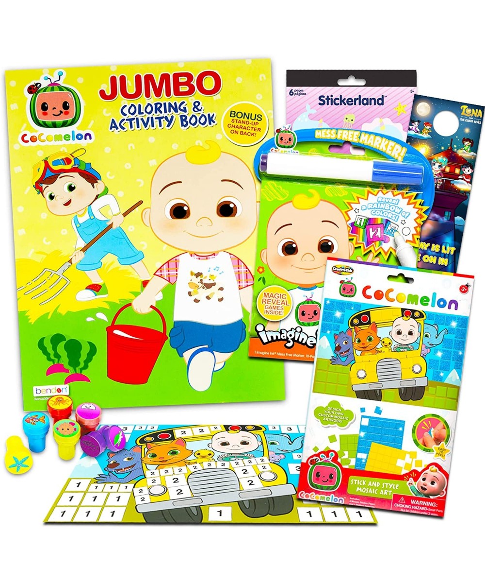 Cocomelon Arts and Crafts Bundle Cocomelon Playset - Ultimate Cocomelon Activity Books Set with Cocomelon Stampers Cocomelon ...