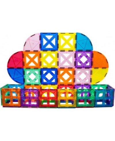 36 Piece Magnetic Building Block Quarter Round and Window Set Magnet Construction Toy Educational Kit Engineering STEM Learni...