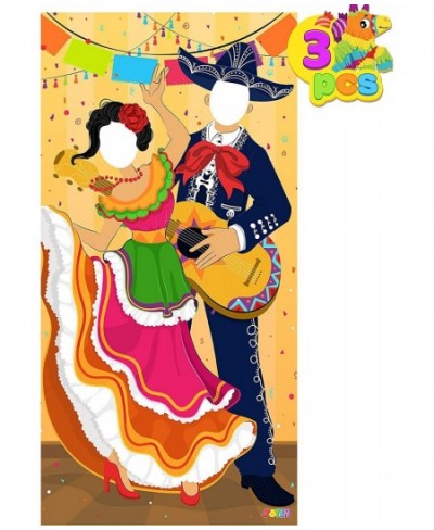 Cinco de Mayo Fiesta Couple Photo Door Banner 3 Pieces for Party Supplies Decoration Mexican Theme Fiesta Party or Festivals ...