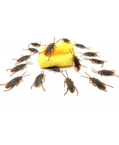 12 Piece Fake Roaches Fake Animal Toys Prank Novelty Halloween Gadget Gags Practical Cockroaches Jokes Toys Plastic Bugs $13....