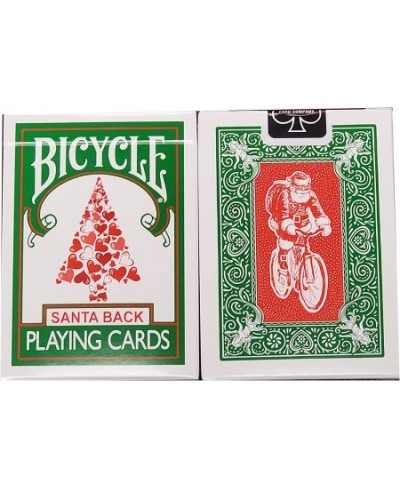 Green Back Red Santa Playing Cards $24.42 - Card Games