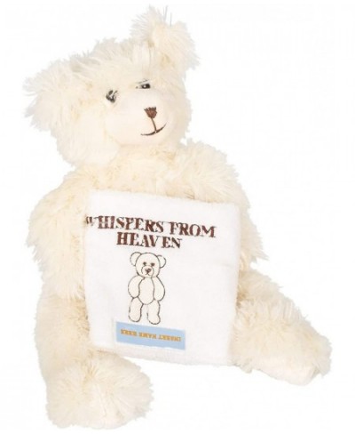 10" White and Blue Whispers from Heaven Teddy Bear Plush Toy $47.57 - Stuffed Animals & Teddy Bears