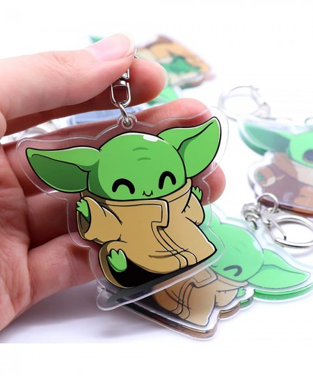 Cute Alien Keychains 12 Sets Party Favors Goodie Bags Gifts with Drawstring Gifts Bags and THANK YOU Kraft Tags for kids Gala...