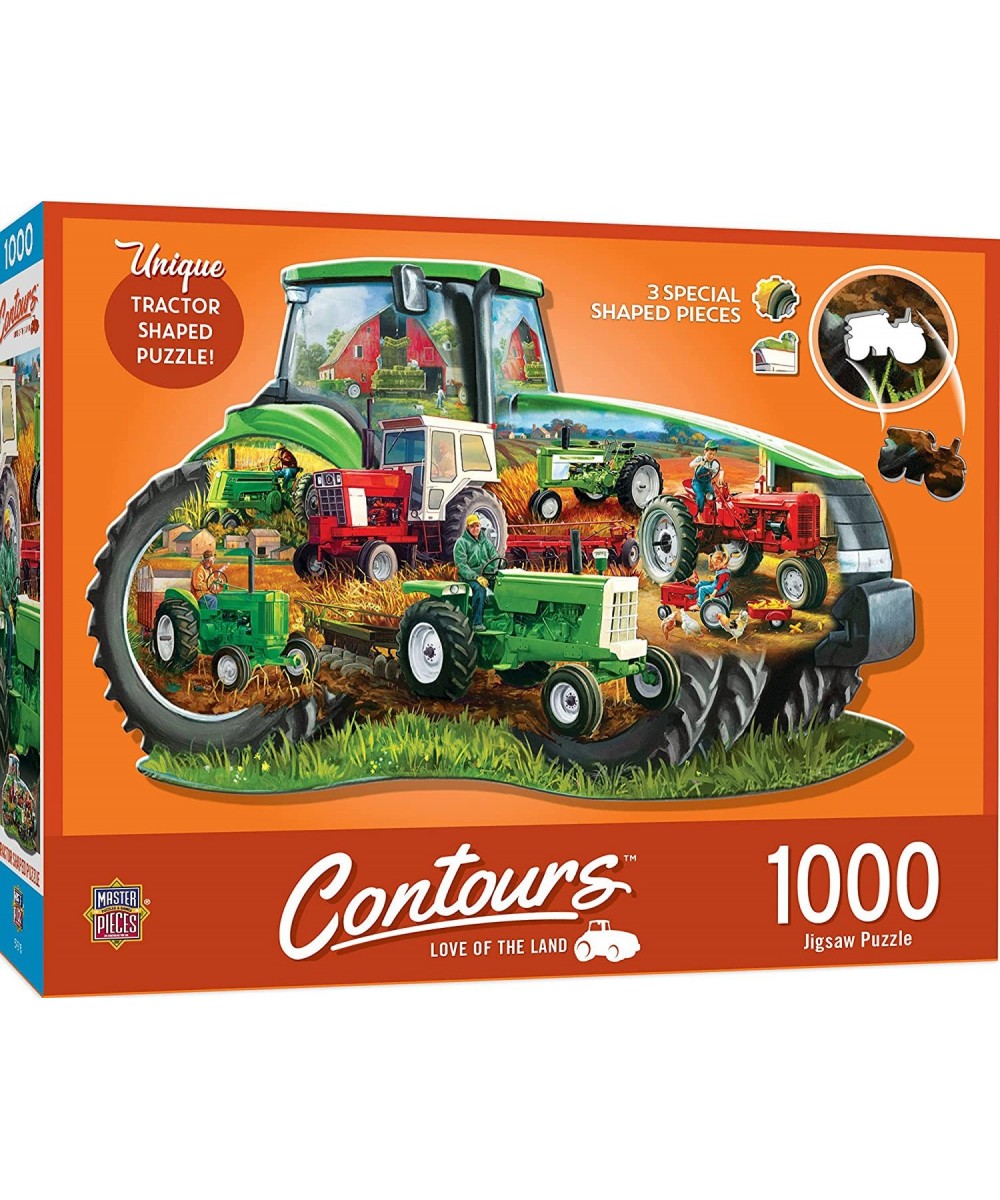 1000 Piece Jigsaw Puzzle for Adults Family Or Kids - Tractor Shape - 38.5"x26.5 $33.80 - Jigsaw Puzzles