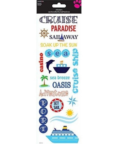 Vacation Cruise Stickers Party Supplies Pack -- 70+ Travel Stickers for Kids Adults (Cruise Party Favors Scrapbooking Supplie...