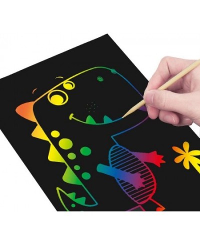 Scratch Art Paper for Kids - 50 Pcs Magic Rainbow Scratch Off Paper Set 32k（M） $17.99 - Kids' Drawing & Writing Boards