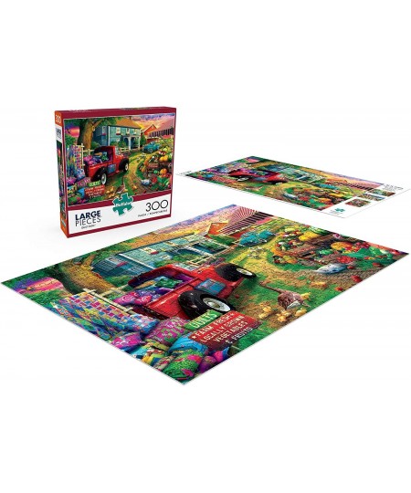 Quilt Farm - 300 Large Piece Jigsaw Puzzle $21.84 - Jigsaw Puzzles