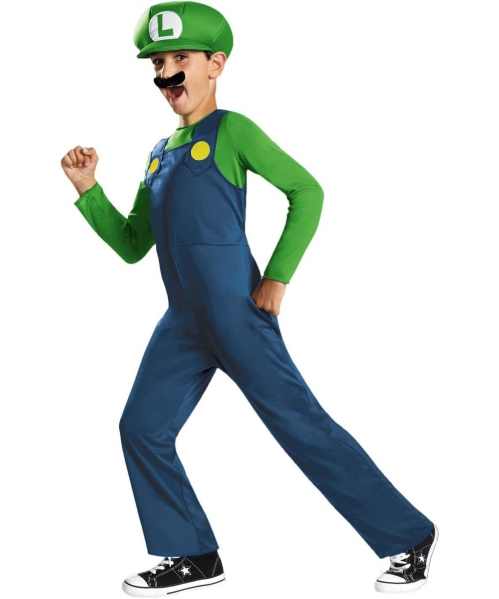 Nintendo Super Mario Brothers Luigi Classic Boys Costume Small/4-6 $38.36 - Kids' Costumes