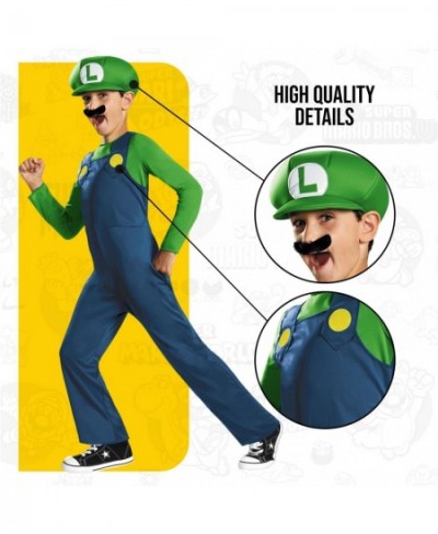 Nintendo Super Mario Brothers Luigi Classic Boys Costume Small/4-6 $38.36 - Kids' Costumes