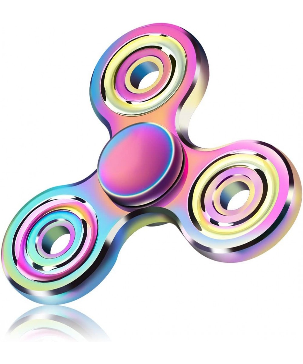 Fidget Spinner Toy 2 to 5 Min Spins Durable Stainless Steel Bearing High Speed Metal Material Hand Spinner Stress Relief Bore...