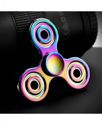 Fidget Spinner Toy 2 to 5 Min Spins Durable Stainless Steel Bearing High Speed Metal Material Hand Spinner Stress Relief Bore...