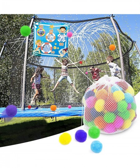 Reusable Water Balls 70PCS Soft Cotton Splash Soaker Bouncing Ball Super Absorbent Water Fight Balloons for Kids Adult Summer...