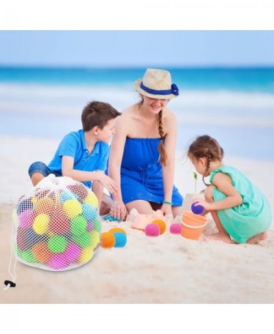 Reusable Water Balls 70PCS Soft Cotton Splash Soaker Bouncing Ball Super Absorbent Water Fight Balloons for Kids Adult Summer...