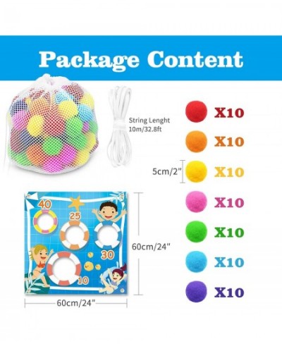 Reusable Water Balls 70PCS Soft Cotton Splash Soaker Bouncing Ball Super Absorbent Water Fight Balloons for Kids Adult Summer...