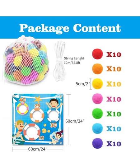 Reusable Water Balls 70PCS Soft Cotton Splash Soaker Bouncing Ball Super Absorbent Water Fight Balloons for Kids Adult Summer...