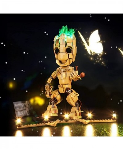 LED Light Kit for Lego Groot Building Set Creative Lighting Compatible with Lego I am Groot- Newest Music Version No Model In...