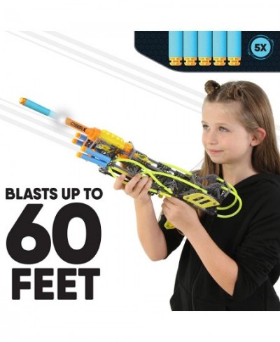 Cyber-X C5 Neostrike - Blasts up to 60 ft - 176 Pieces 4 Builds Targets 5 Darts - Great Gift Kids 8+ $43.29 - Toy Building Sets