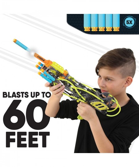 Cyber-X C5 Neostrike - Blasts up to 60 ft - 176 Pieces 4 Builds Targets 5 Darts - Great Gift Kids 8+ $43.29 - Toy Building Sets