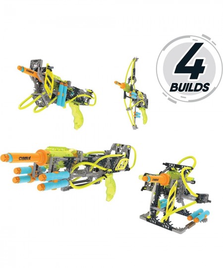 Cyber-X C5 Neostrike - Blasts up to 60 ft - 176 Pieces 4 Builds Targets 5 Darts - Great Gift Kids 8+ $43.29 - Toy Building Sets